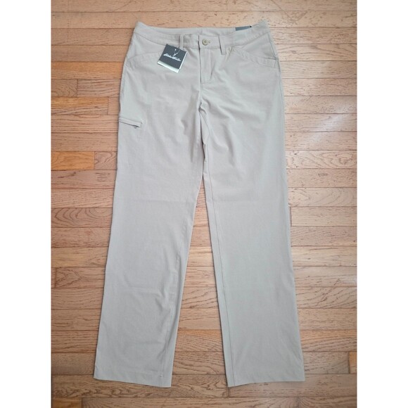 Eddie Bauer Cargo Pants Women 10 Nylon Convertible Travex Rollup Adventure 0663 - Picture 1 of 9